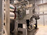 a machine that is sitting inside of a building