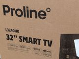 a cardboard box with a picture of a smart tv on it
