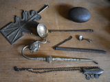 a lot of different items that are on a table