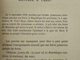 an open book with a black and white picture on it