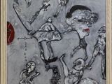 an image of a painting of a group of people hanging on a wall