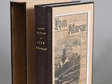 un livre d'où sort l'image d'un train