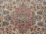 an image of a large oriental rug with a medallion design on it