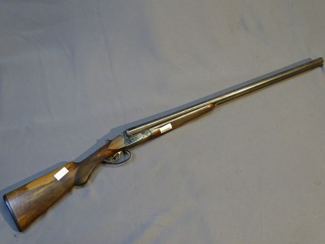CAT C :  N° 8788 - Fusil juxtaposé d’Artisan Cal 12/65 - Oxydatio...