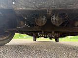 a close up view of the rear end of a truck