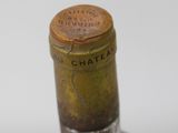 a close up of a bottle of wine with a label on it