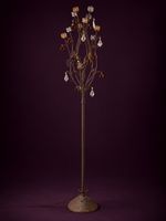 Lampadaire en métal et verre figurant un arbre lumineux (photo 3)