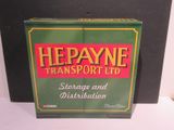 Boîte de stockage et de distribution vintage de la société Hepayne Transport Ltd