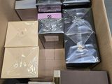 a cardboard box filled with many different types of boxes