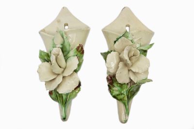 CHOISY Hippolyte BOULENGER - Circa 1880 Paire de bouquetière…