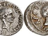 une pièce d'argent portant l'image d'un homme