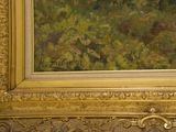 a picture of a painting on the wall of a room