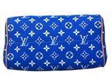 louis vuitton blue monogram canvas cosmetic case