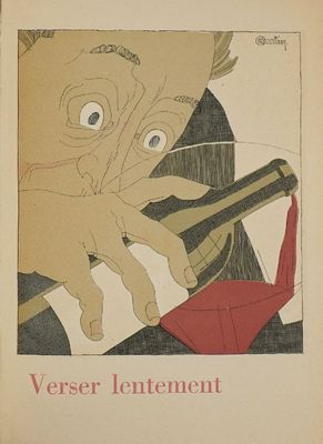 une image représentant un livre sur lequel figure l'image d'un homme jouant du violon
