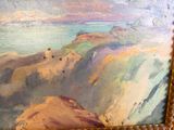 a picture of a painting on the wall of a room