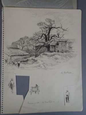 Paul Adrien BOUROUX (1878-1967), attribué à, "Vue de la Ball…