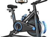a close up of a bike with a cell phone on it