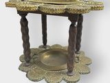 an image of a table with a bowl on top of it