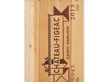 a close up of a wooden box with a label on it