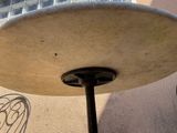 a bird that is sitting on top of a table