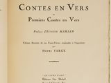 an open book with a black and white title on it