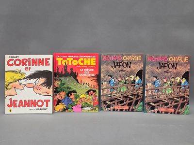 LOT de quatre BD deux cartonnées et deux brochées, TABARY : …