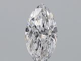 un diamant en forme de poire sur fond gris