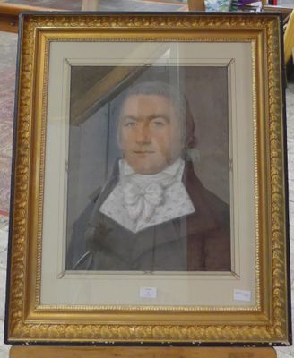 ECOLE FRANCAISE DU XIXe Portrait d'homme Pastel