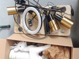 a box with a bunch of items inside of it
