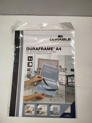 DURABLE - Cadre d'affichage DURAFRAME A4 - Magnétique et adh…