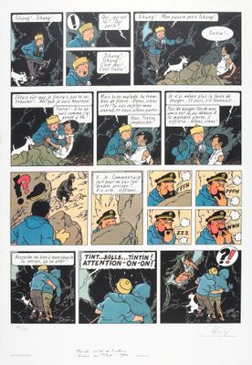 an image of a comic strip with a cartoon of a man in uniform talking to another man