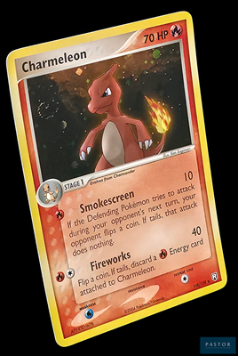 une carte Pokémon sur laquelle figure l'image d'un personnage Pokémon