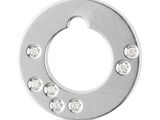 an image of a close up of a circle of diamonds on a white background