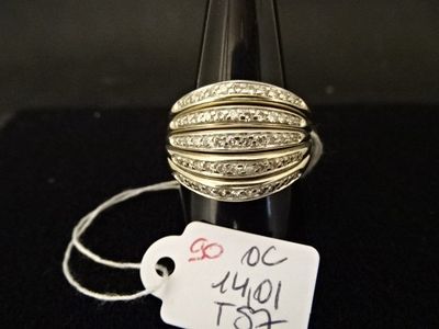 DAMIANI. Un élément de bijoux en or 750‰ et diamants. - Photo 1