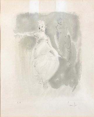 an image of a drawing of a woman in a white dress