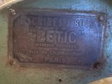 a close up of a machine that has a label on it