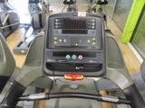 a close up of a tread on a machine in a gym