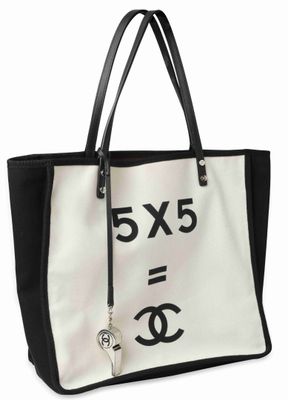 Chanel Let'S Demonstrate 5 X 5 Tote