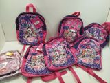 a group of backpacks that are sitting on a table