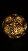Lampe boule en coquillages, h. 25 cm (photo 2)