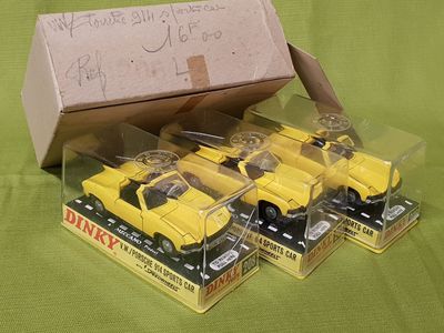 DINKY G.B. réf 208 très rare suremballage en carton gris con…