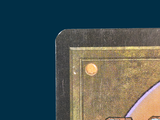 a close up of a baseball card with the letter k on it