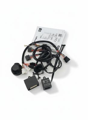 an image of a wiring kit for a car with wires and connectors