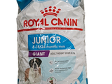 un sac de croquettes Royal Canin Junior sur fond blanc