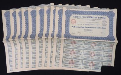 six different types of certificates are stacked on top of each other