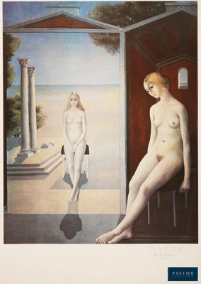 une image représentant un tableau où l'on voit une femme assise sur une chaise à côté d'un homme