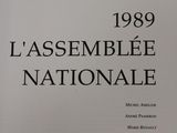 the cover of a book with a black and white image of a clock