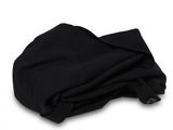 black t - shirt on a white background with a white background