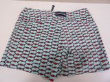 a close up of a pair of shorts with a pattern on it