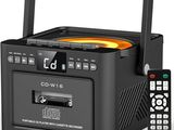 une image représentant un lecteur CD portable muni d'une télécommande